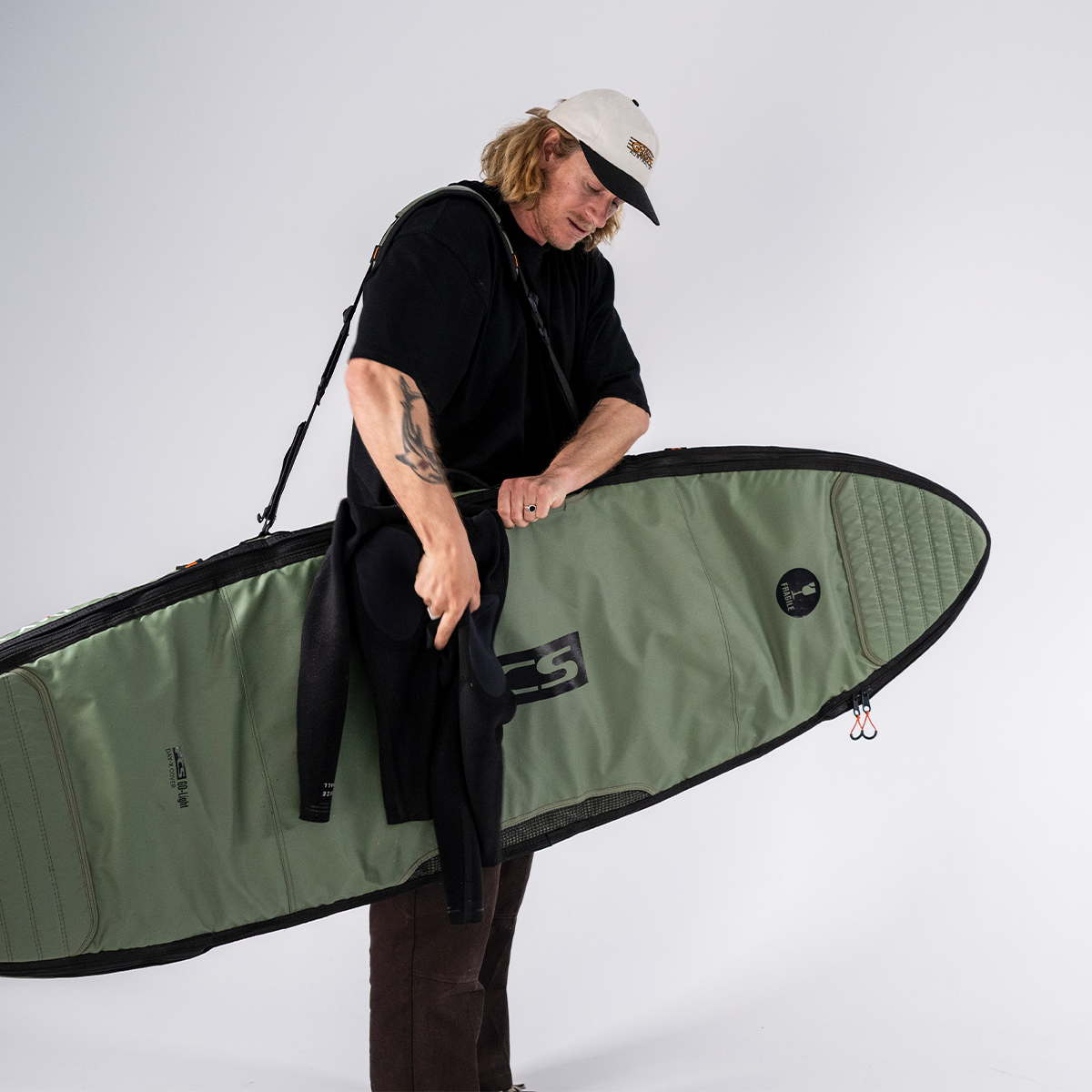FCS | 6'3" GO-Light Day-X Shortboard / Fish Surfboard Cover